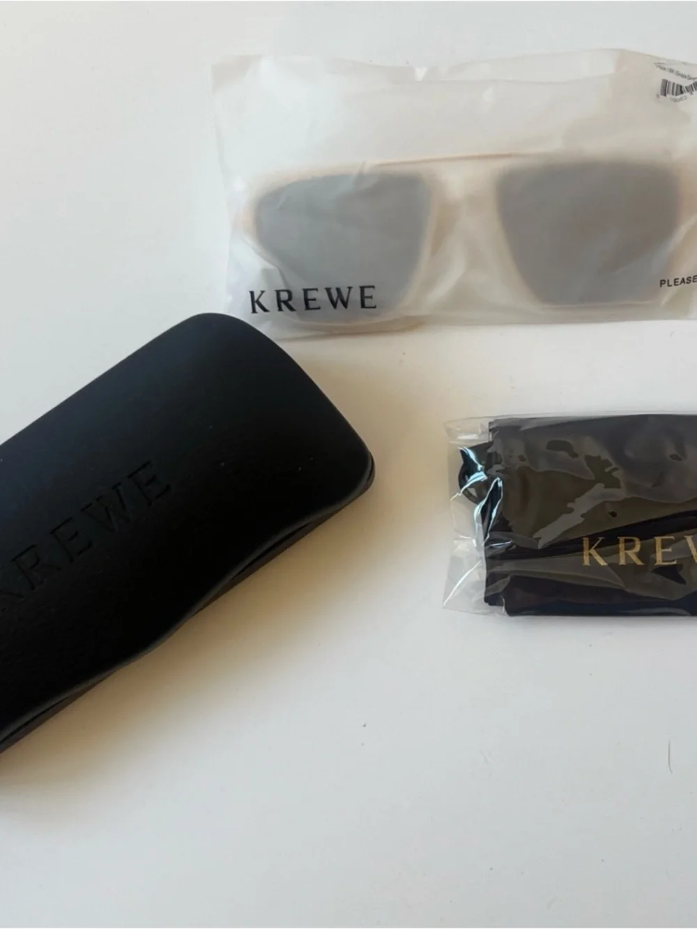 KREWE Vail Haze 18K Grass Green Polarized lenses Sunglasses NWT